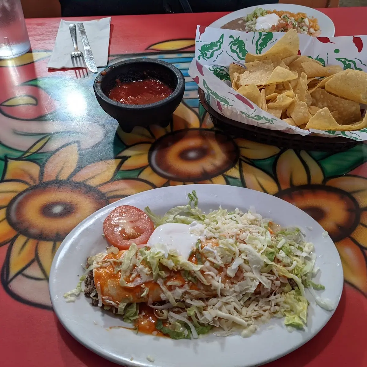 Cheese Sauce and Guacamole