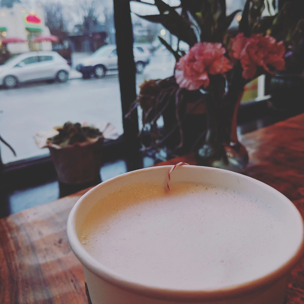 Vanilla Rose Tea Latte