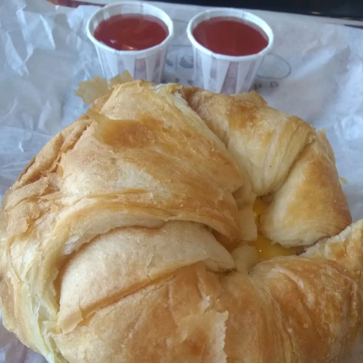 Bacon and Cheese Croissant