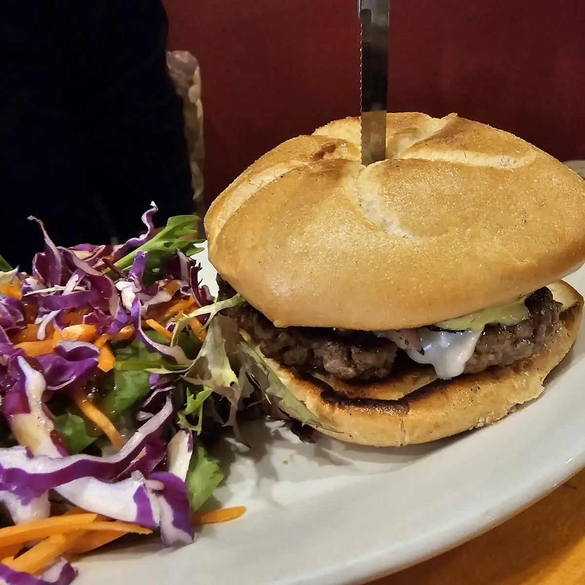 Pesto Swiss Burger
