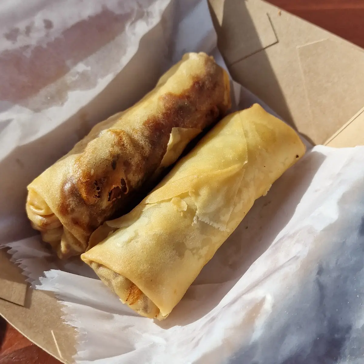 Cheese Burger Egg Roll