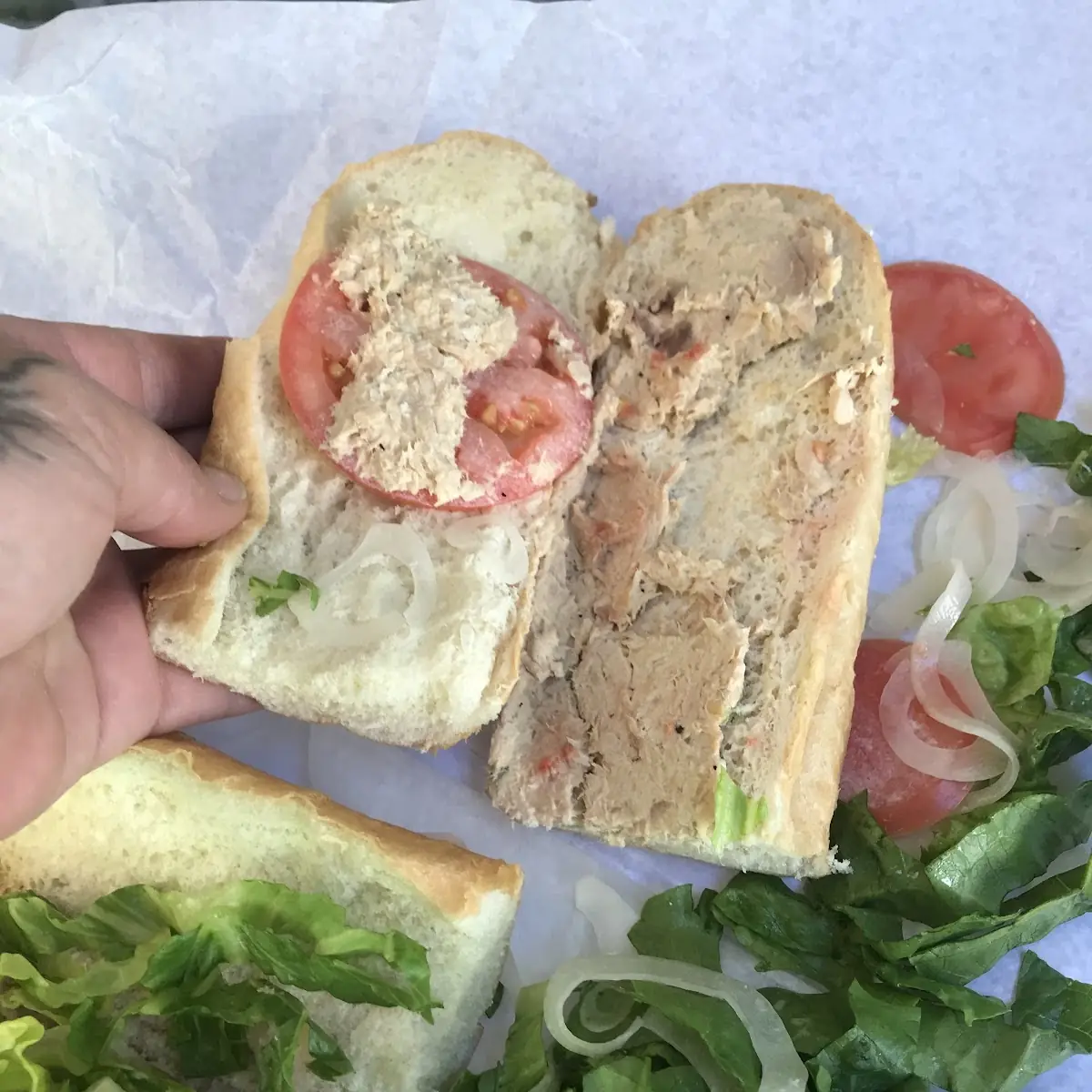 Tuna Salad Finger Platter