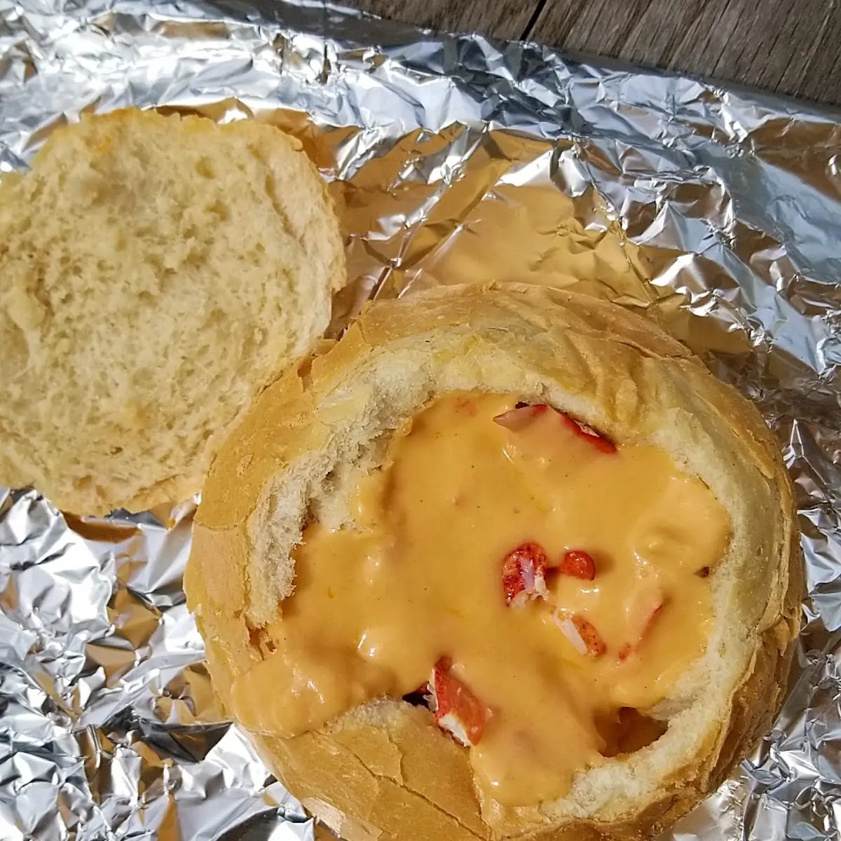Lobster Bisque Bread Bowl