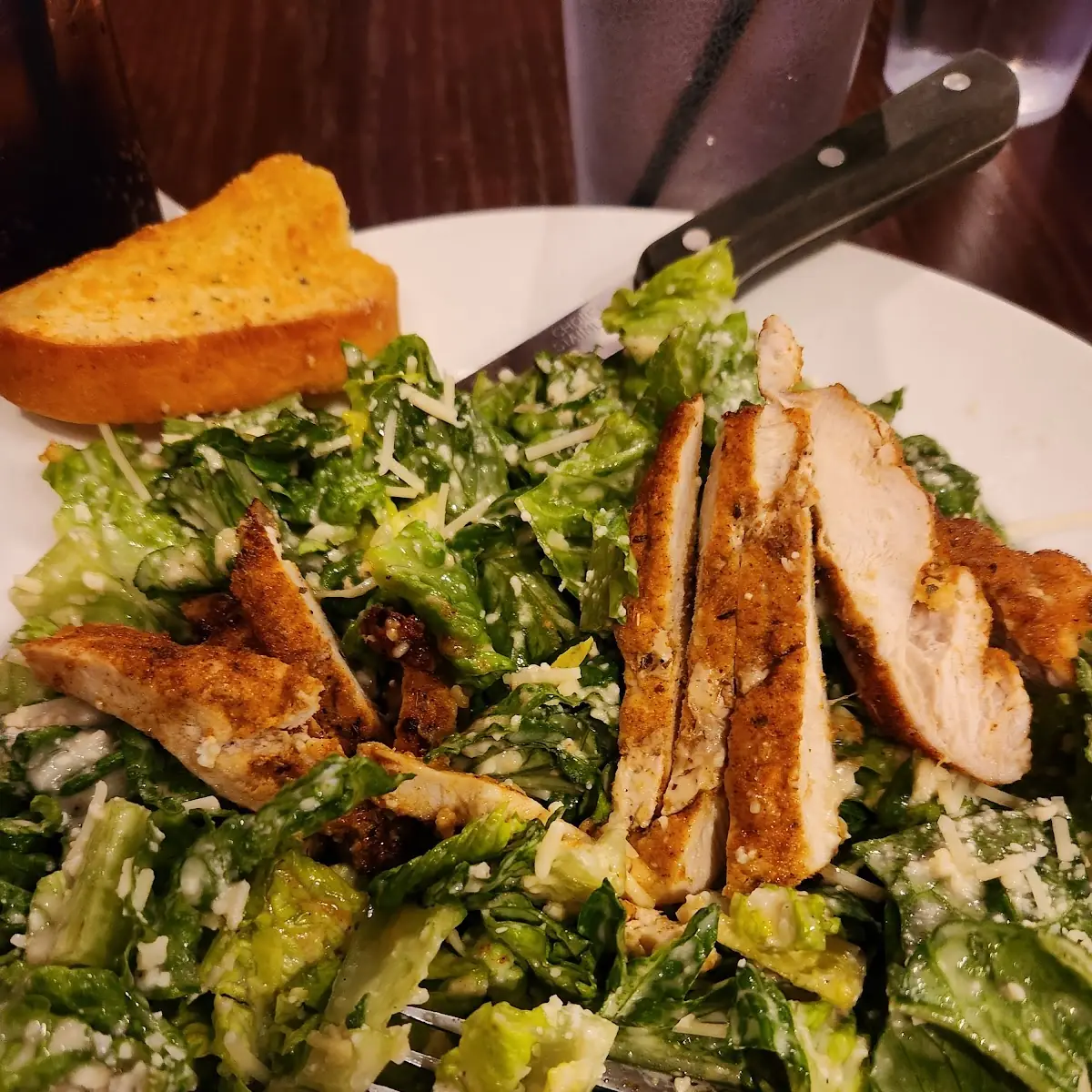Ceasar Salad with Blackened Chicken