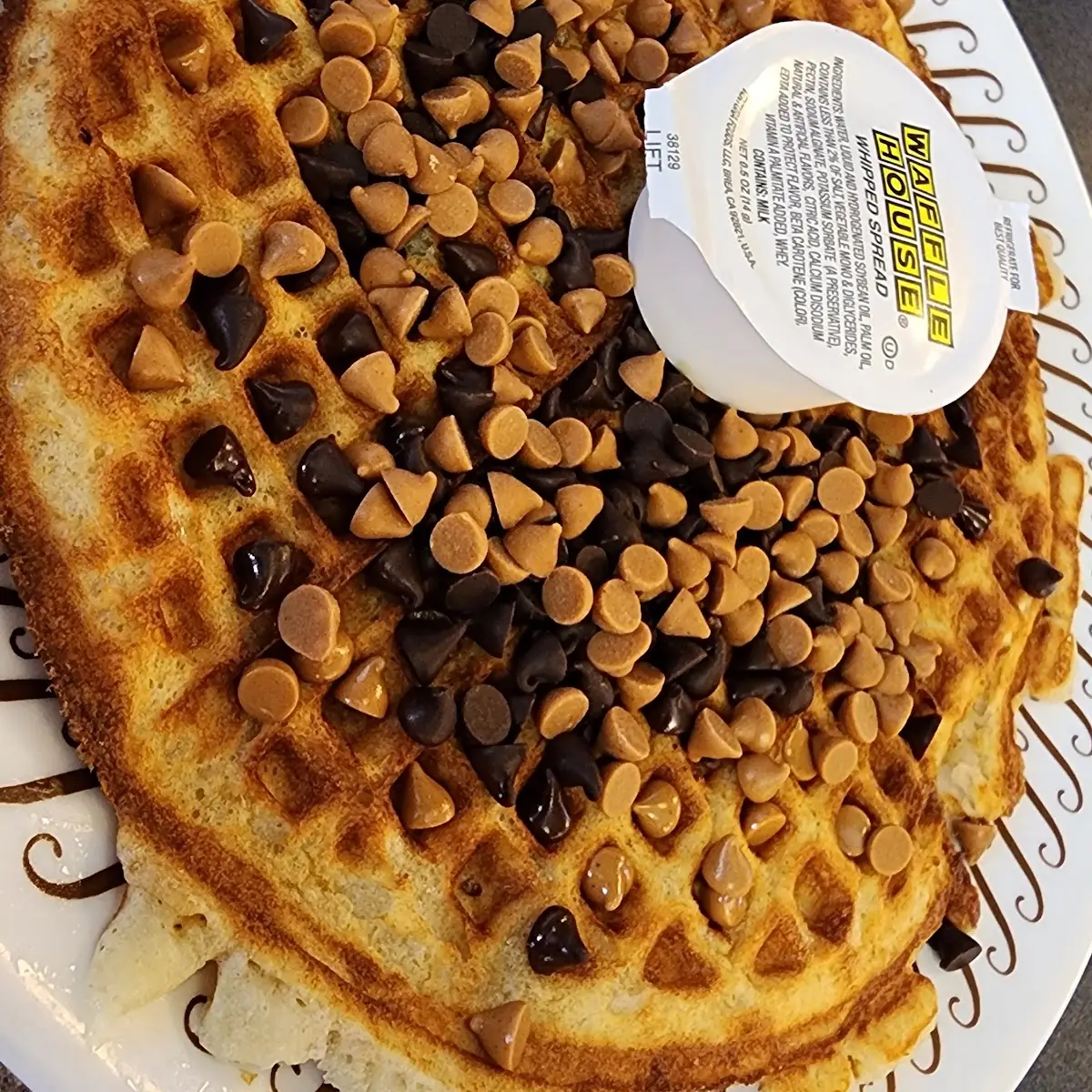 Peanut Butter Chip Waffle