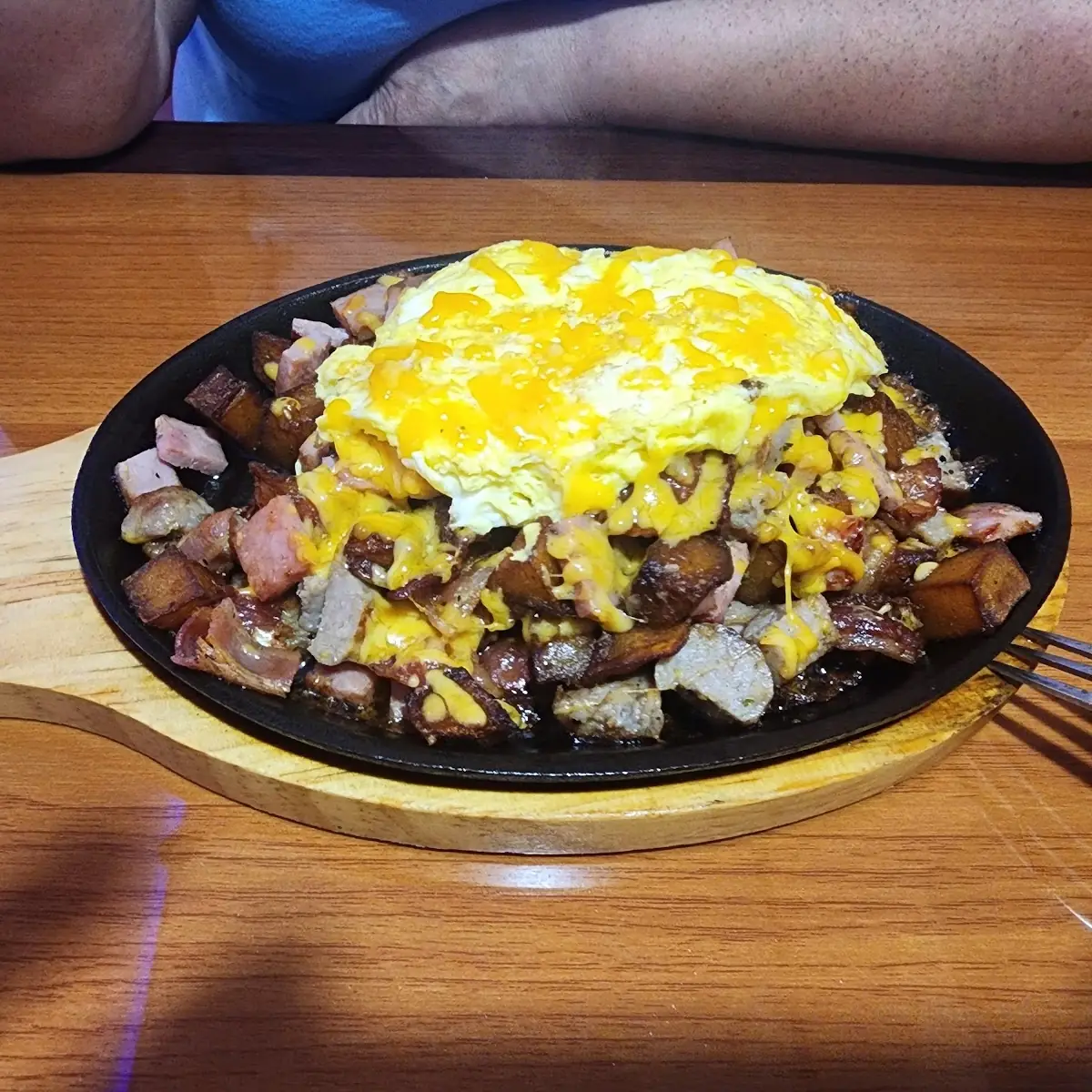 Meat Skillet w Scrambled Eggs