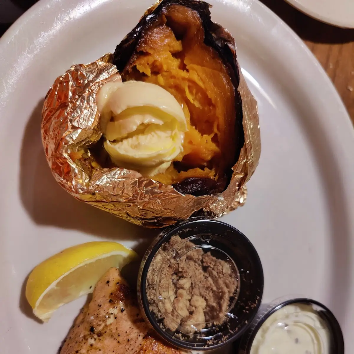 Salmon with Sweet Potato