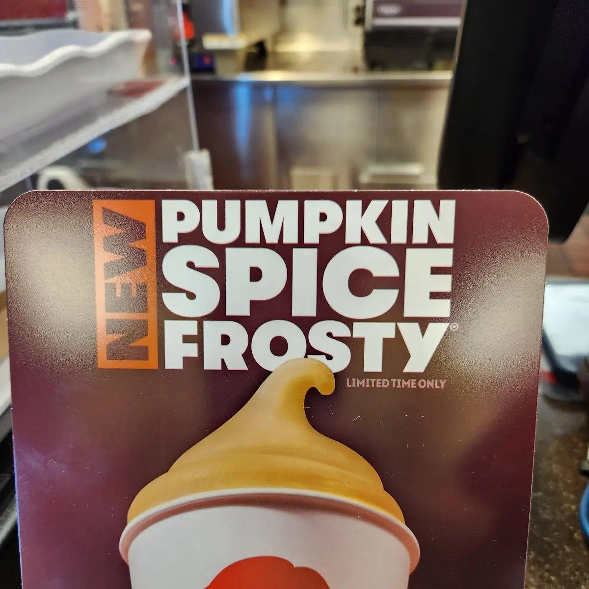 New Pumpkin Spice Frosty