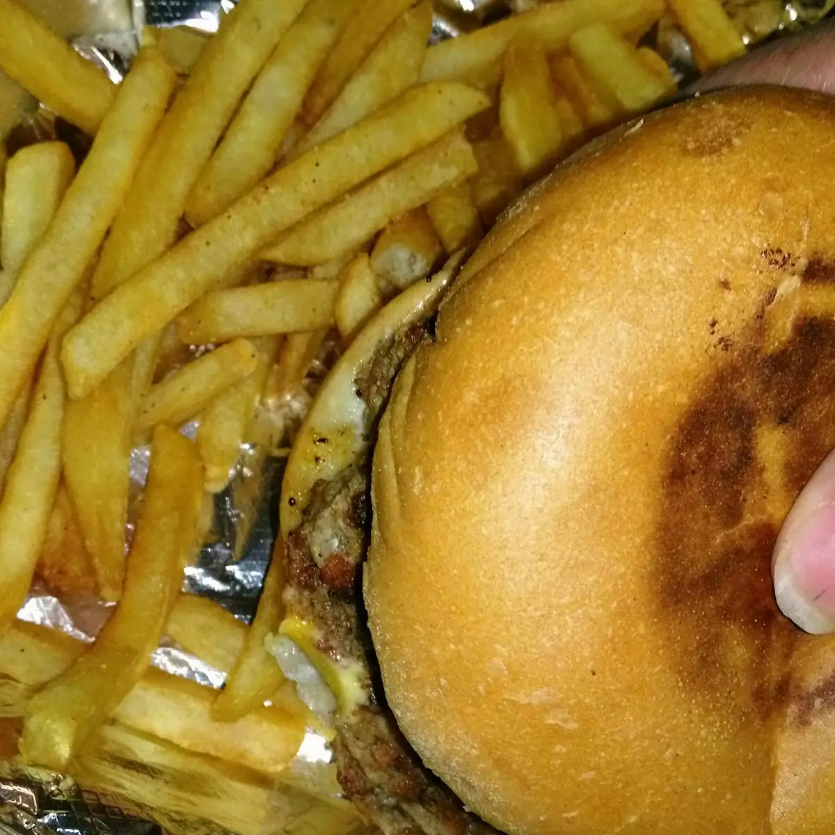 Burger and Fries