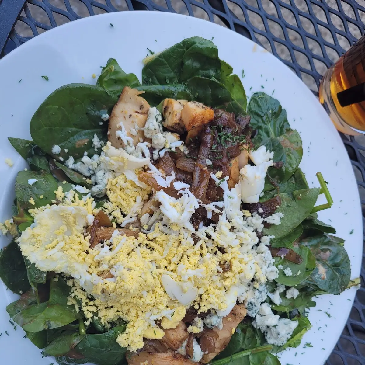 Chicken Spinach Salad