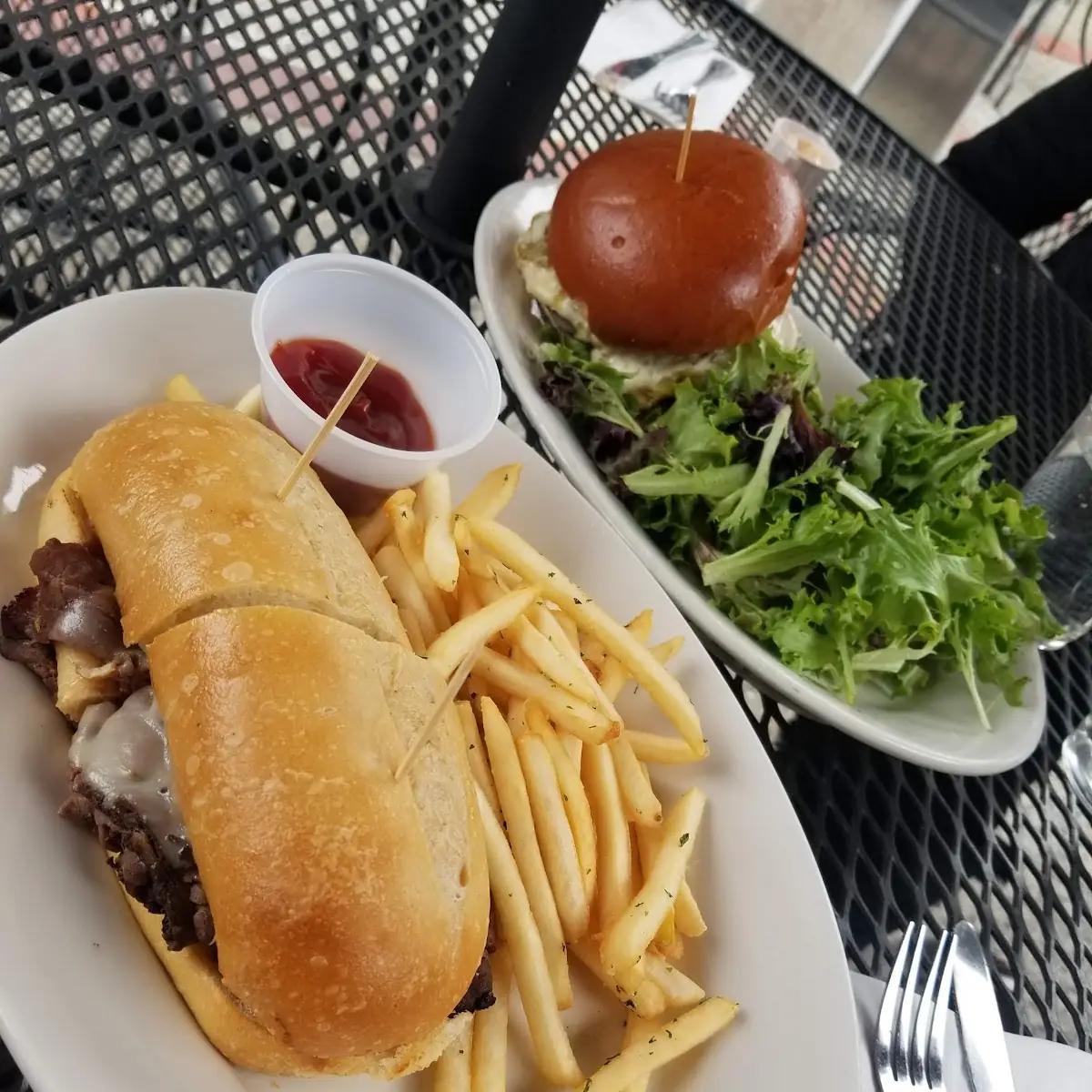 French Dip Roast Beef Sandwich