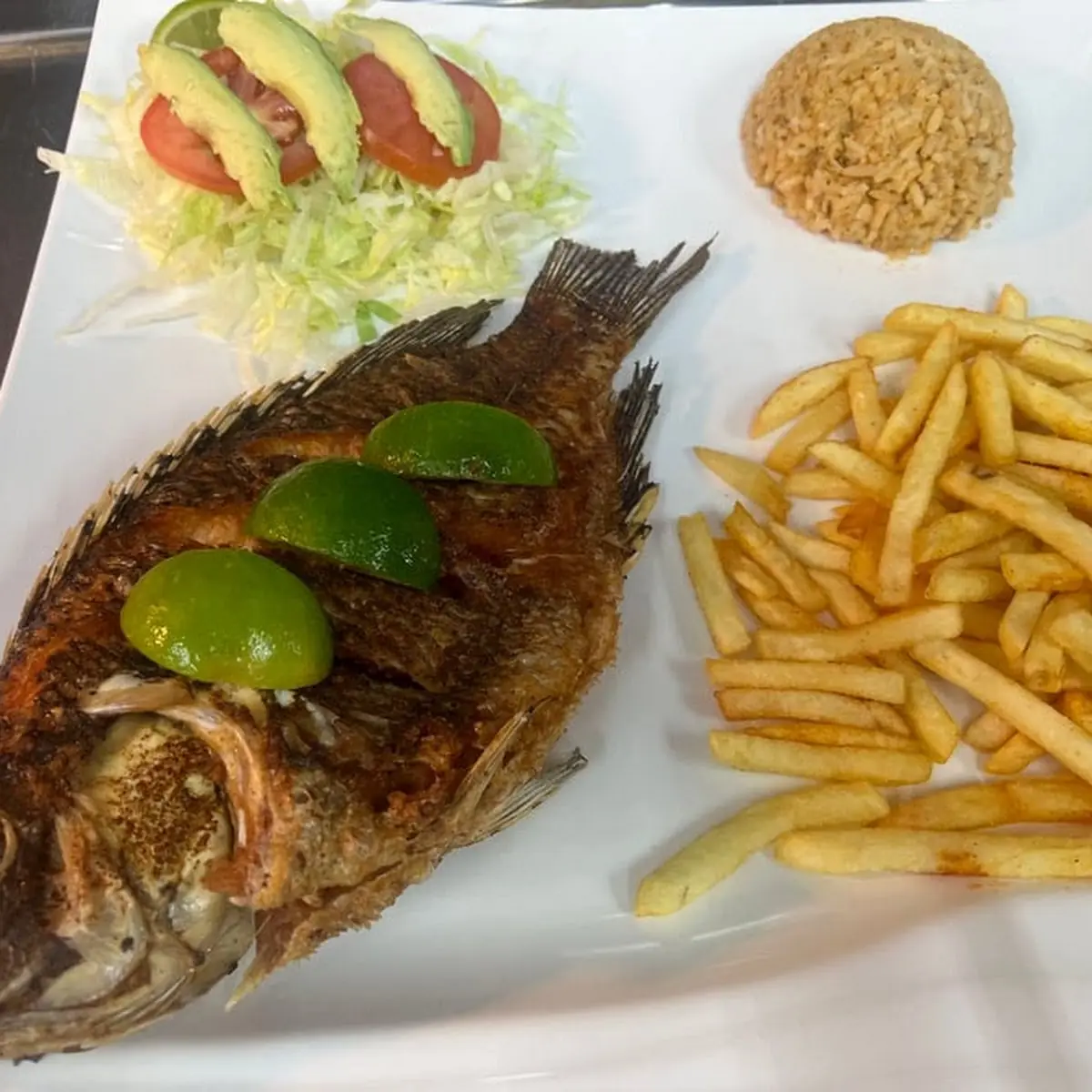 Mojarra Entera Frita Whole Fried Tilapia