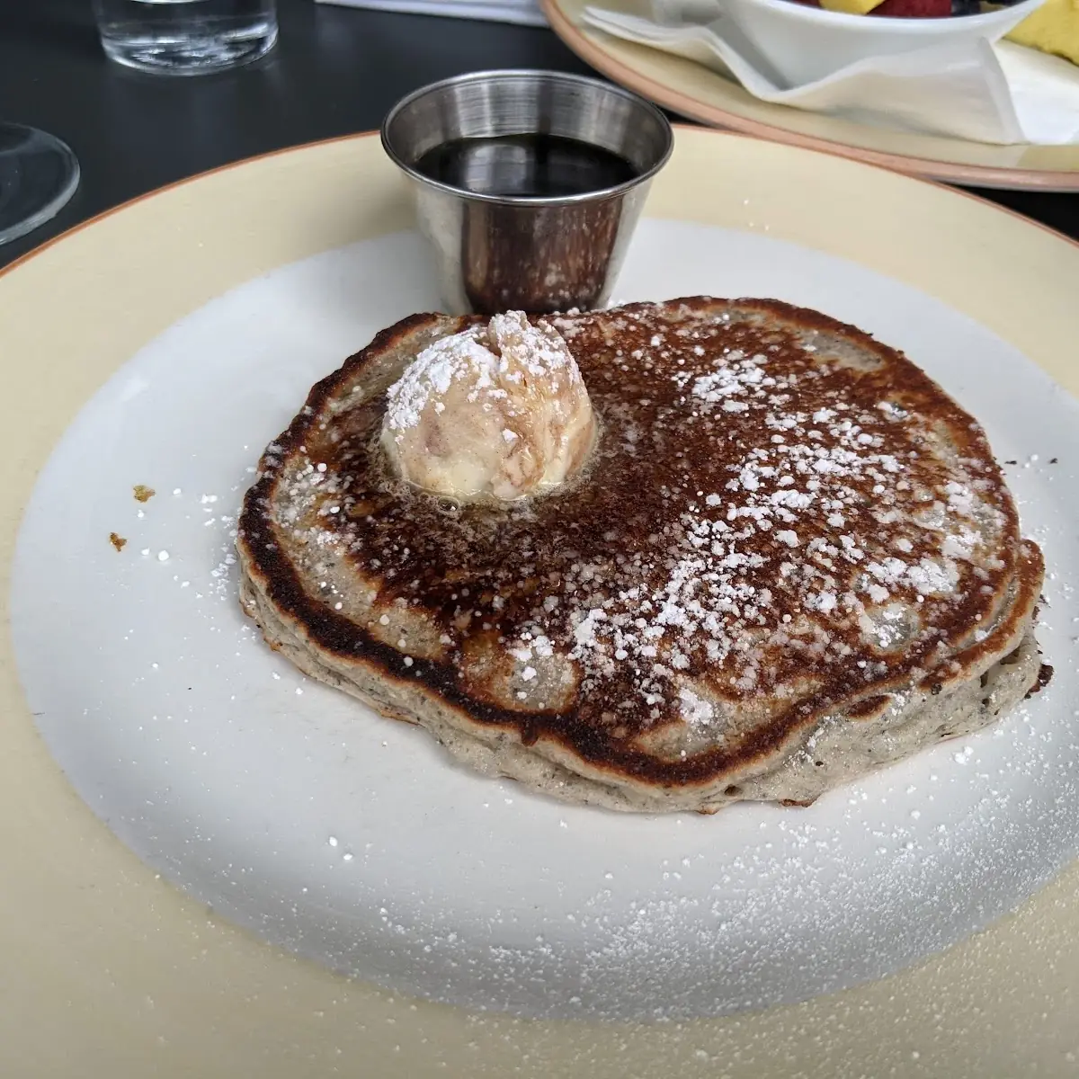 Blue Corn-Buttermilk Pancakes