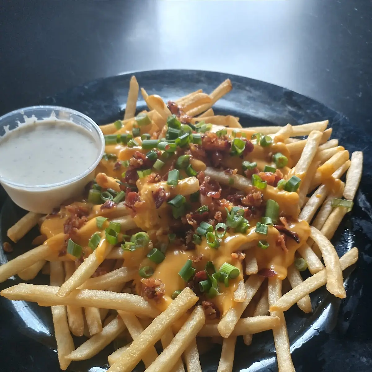 French Fries with Cheese Sauce