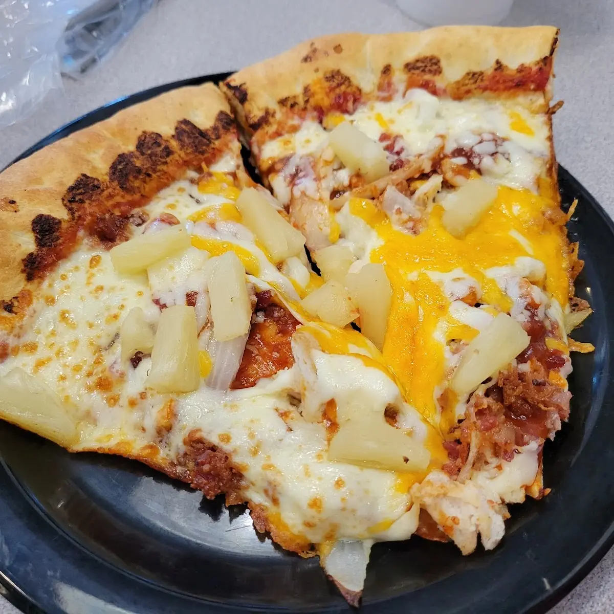 BBQ Chicken Pizza with Pineapple