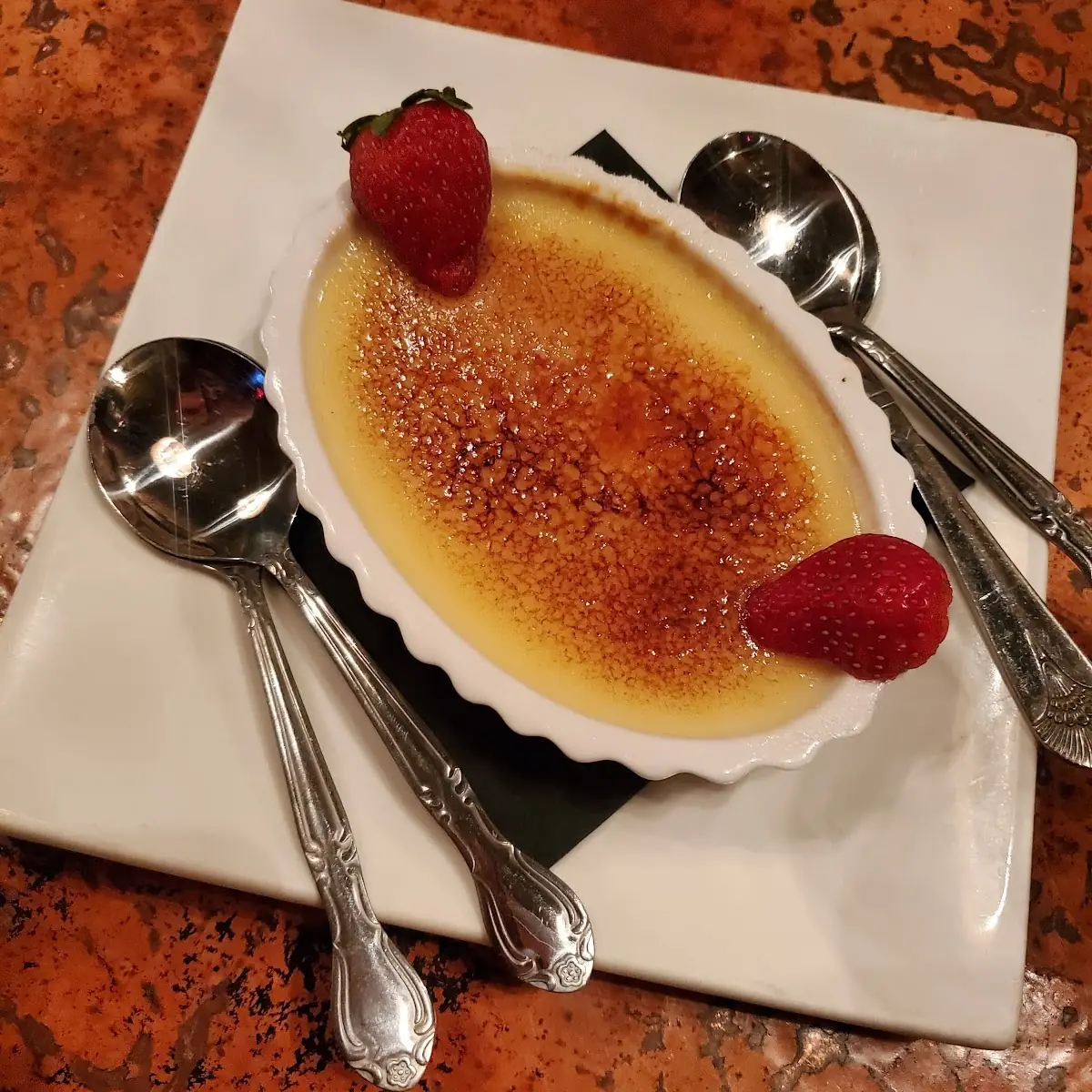 Strawberey Creme Brulee