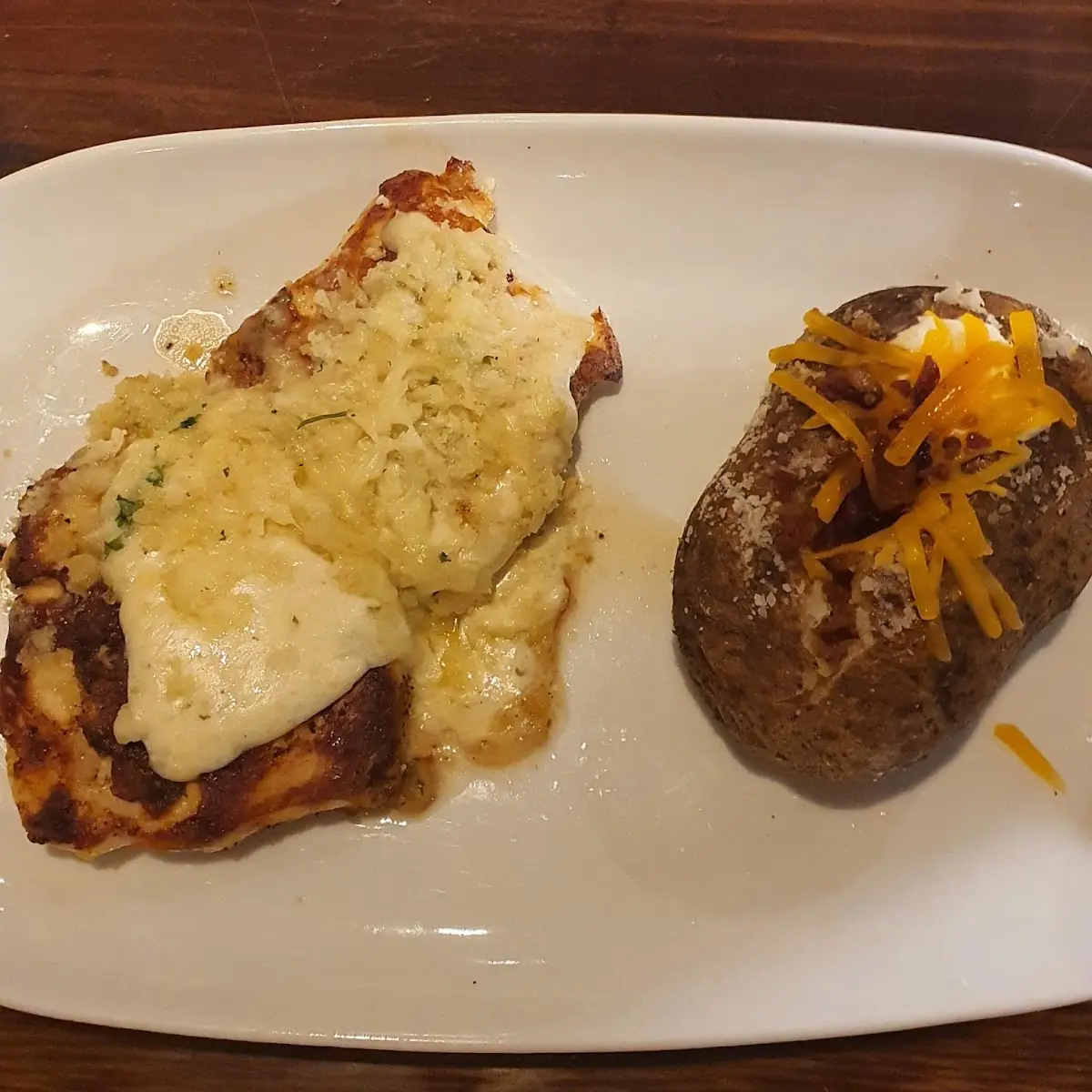 Baked Potato and Chicken Breast