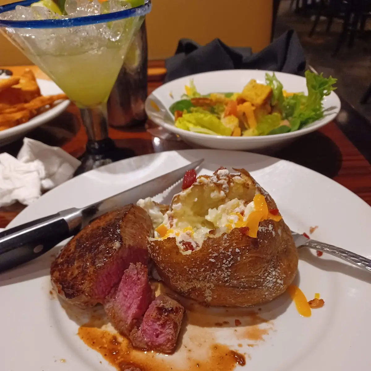 Papa Asada Con Sour Cream