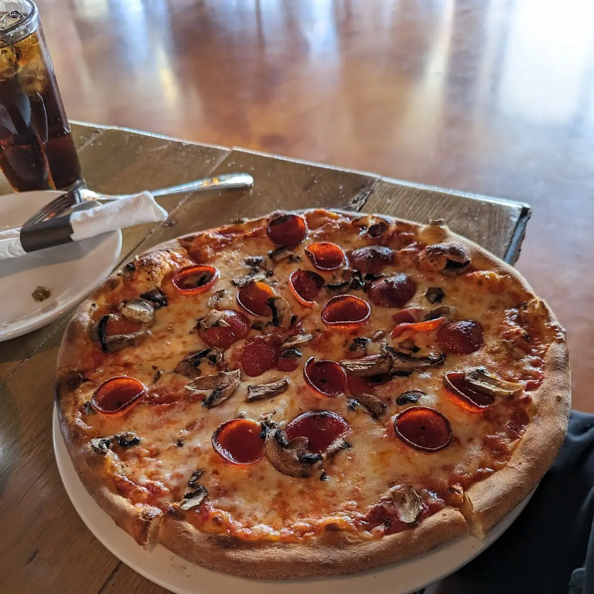 Mushroom Pepperoni Personal Pizza