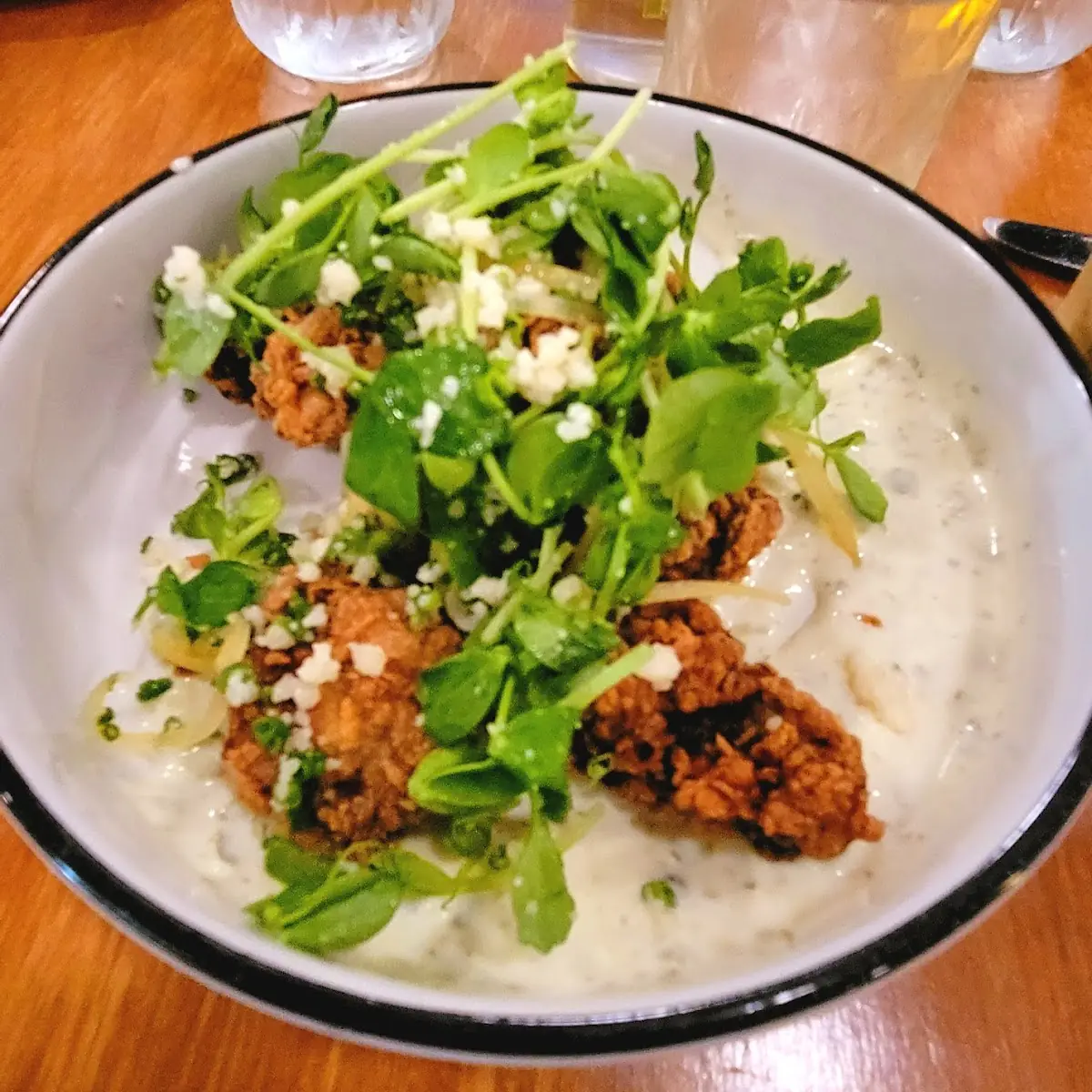 Oyster PO Boy Salad