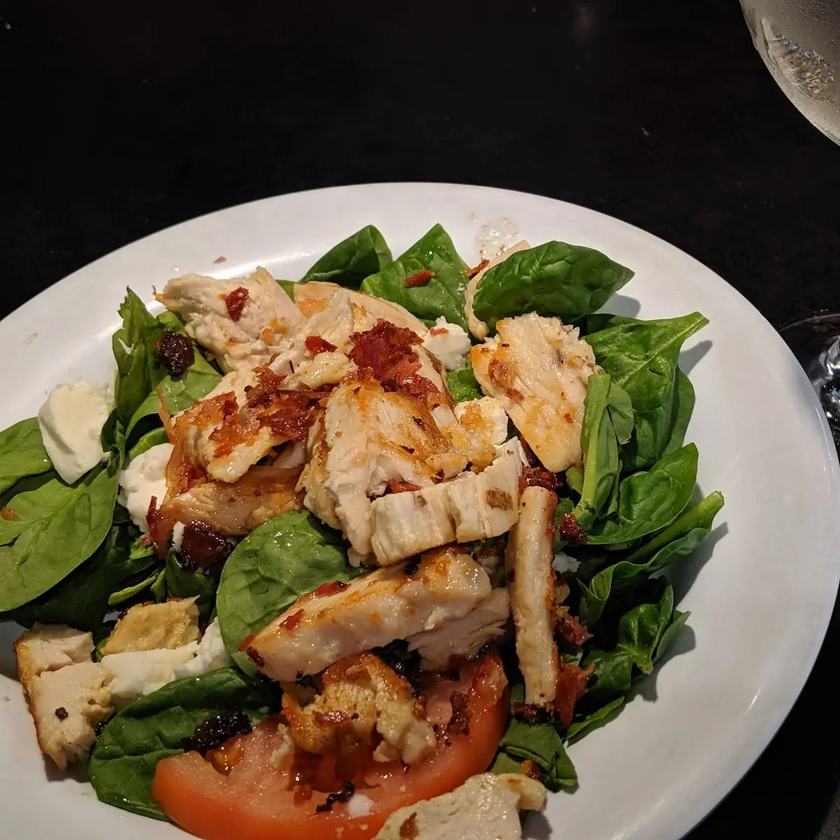 Chicken Spinach Salad