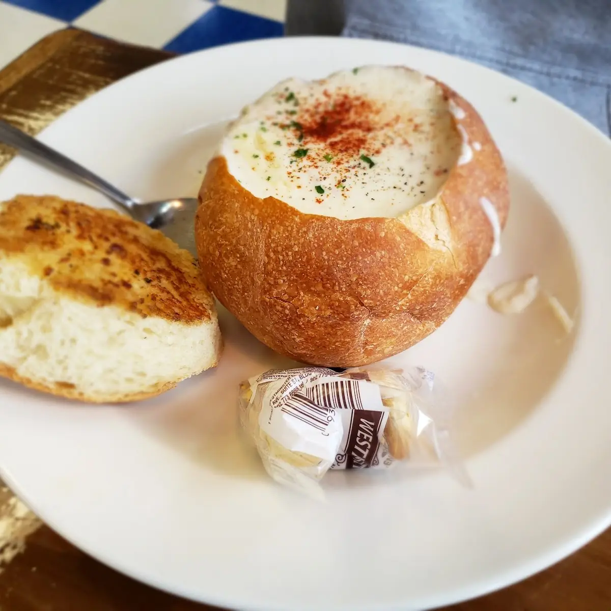 Clam Chowder Bread Bowl