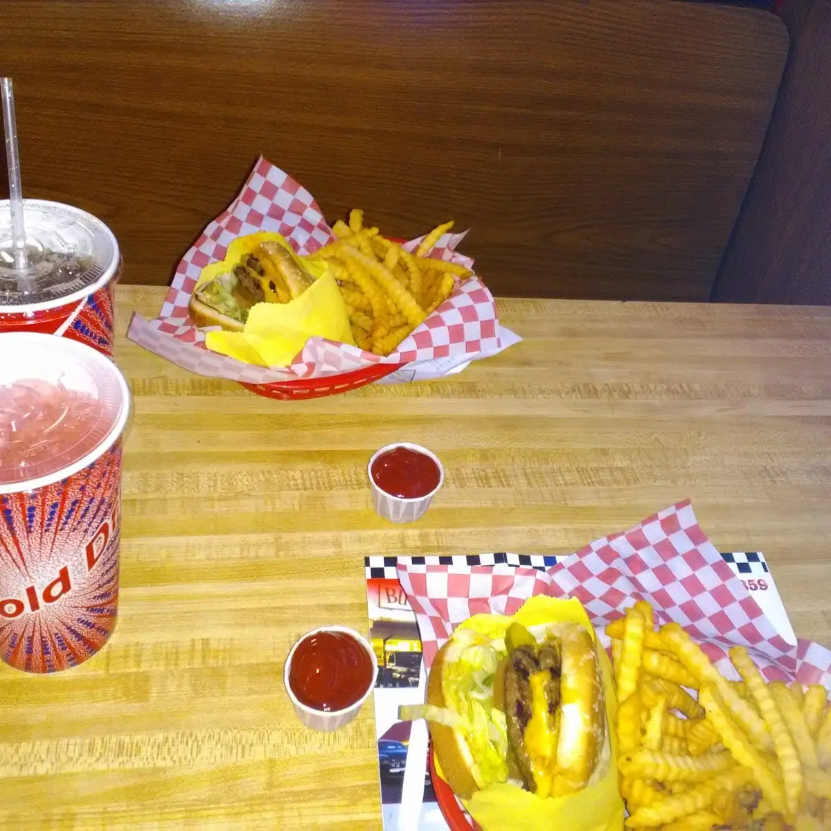 Double Cheeseburger Fries Drink