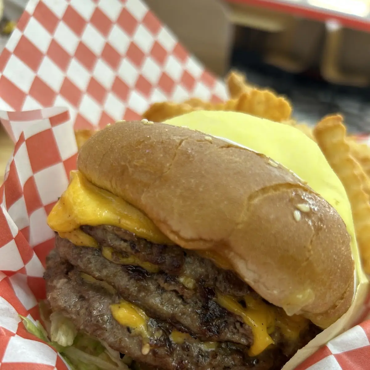 Triple Cheeseburger