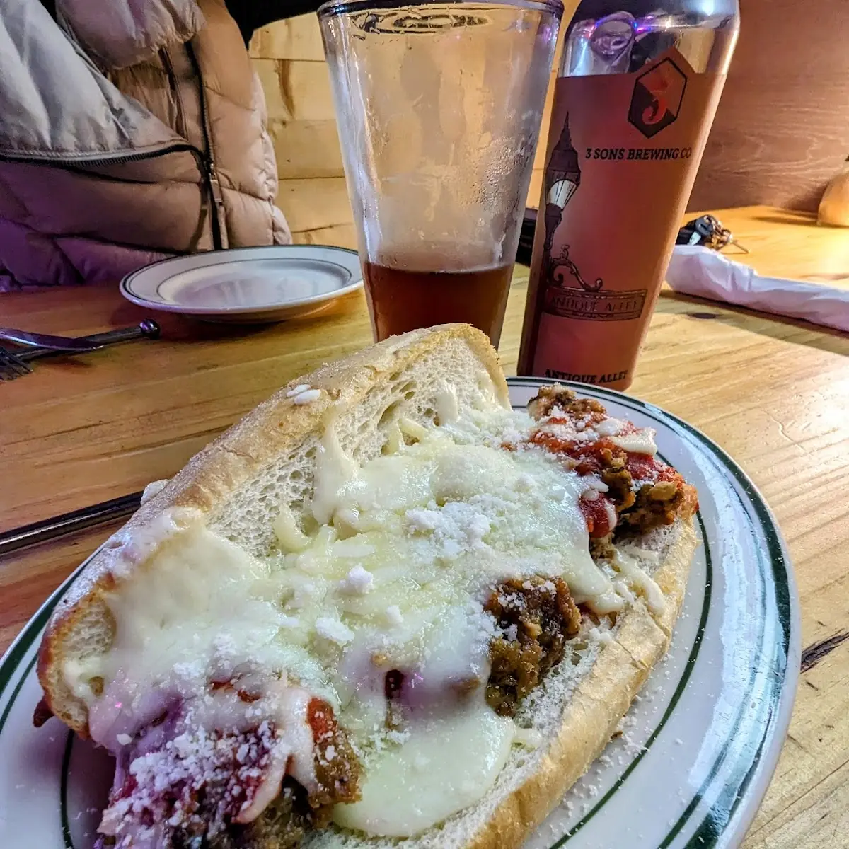 Meatball Parmigiana Sub