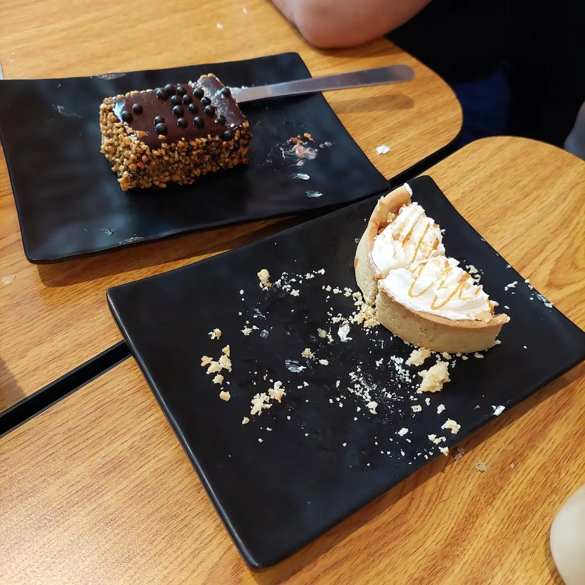 Chocolate Cake and Lemon Pie