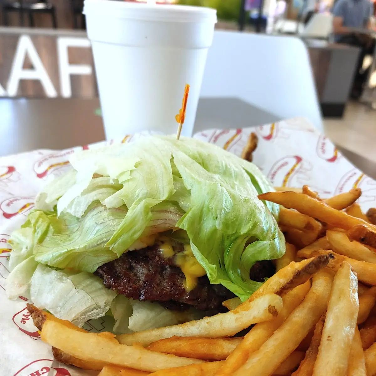 Keto Style Triple Cheeseburger
