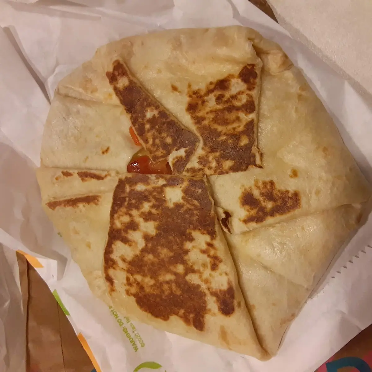 Sausage Egg and Cheese Crunch Wrap