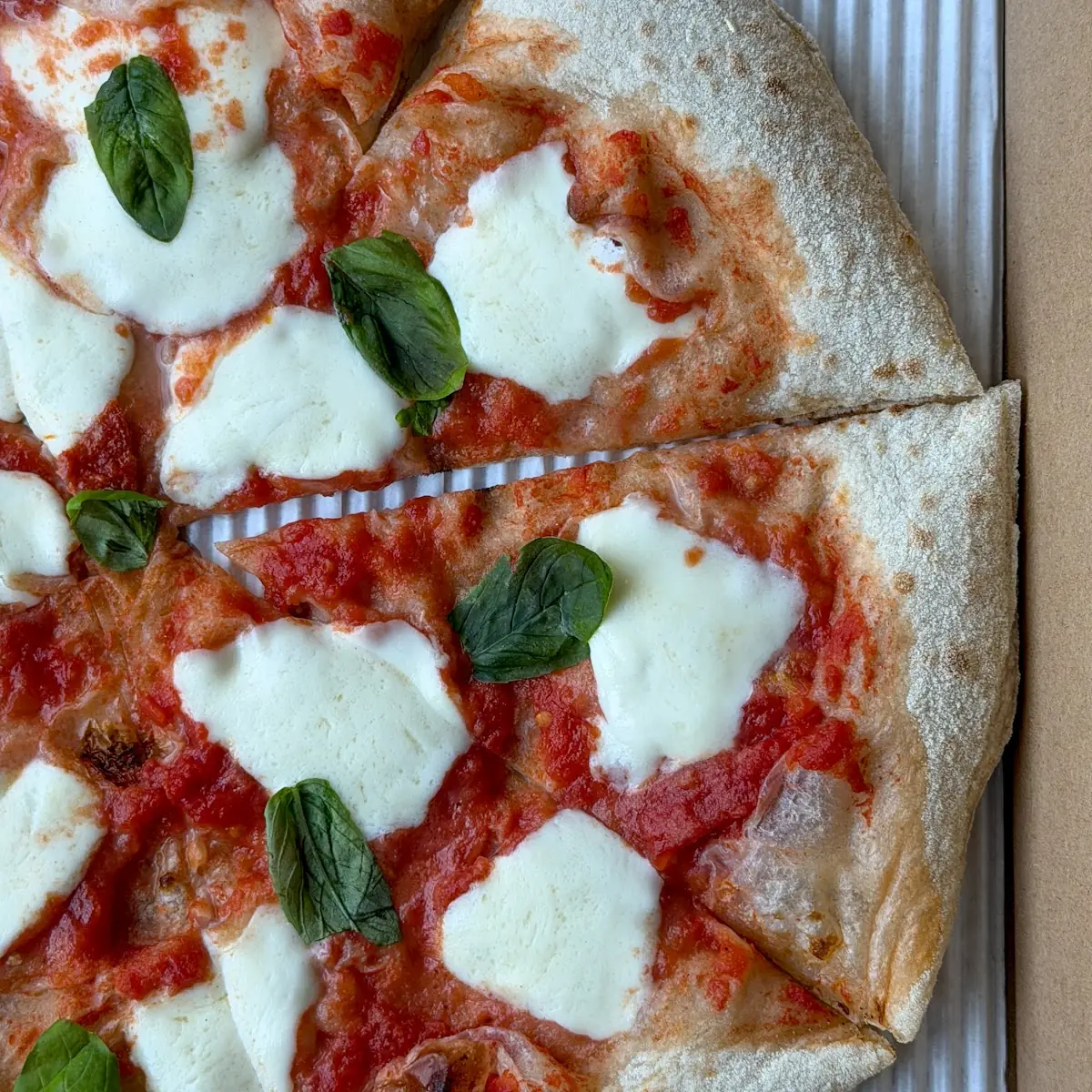 Margherita Pizza with Fresh Basil