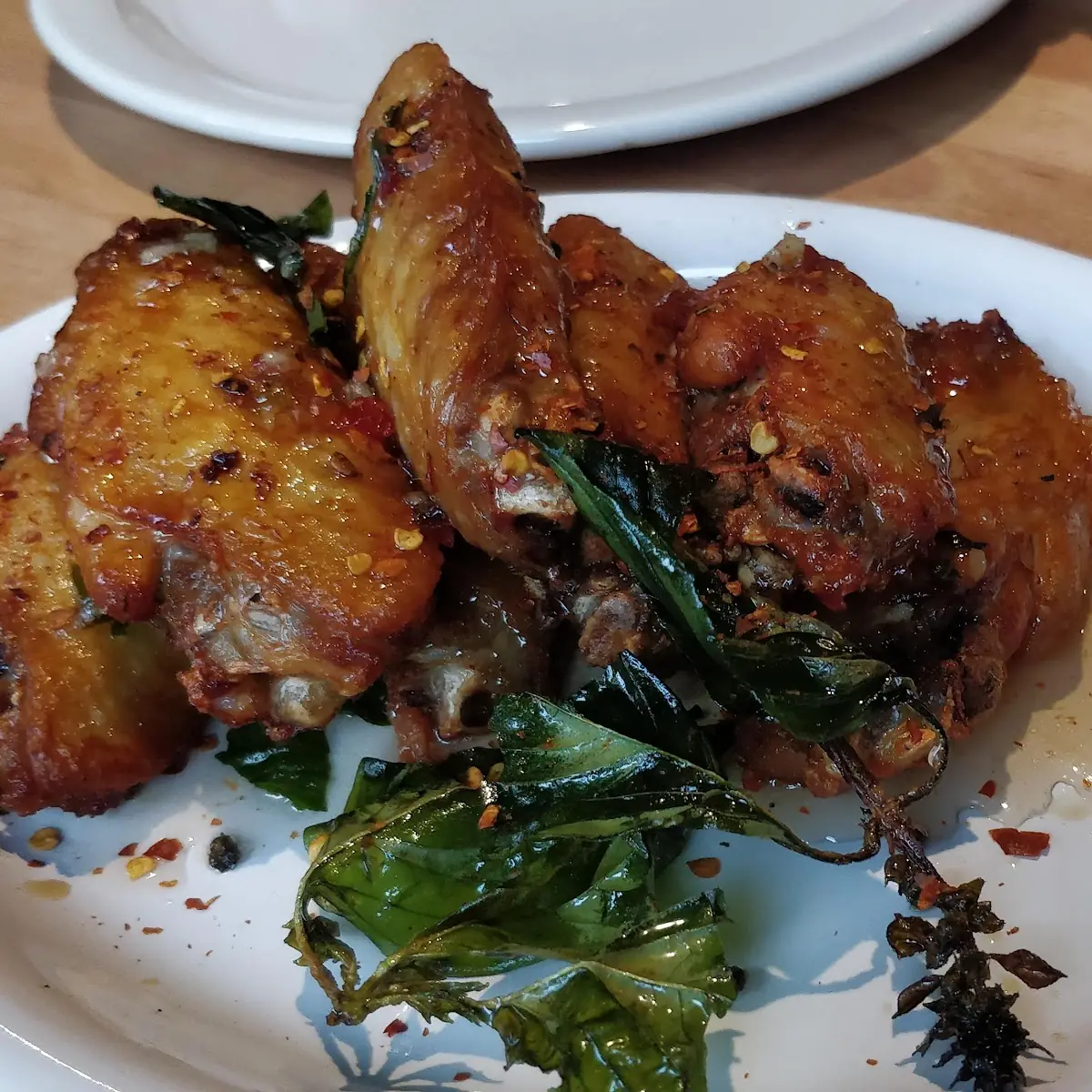 Basil Fried Wings