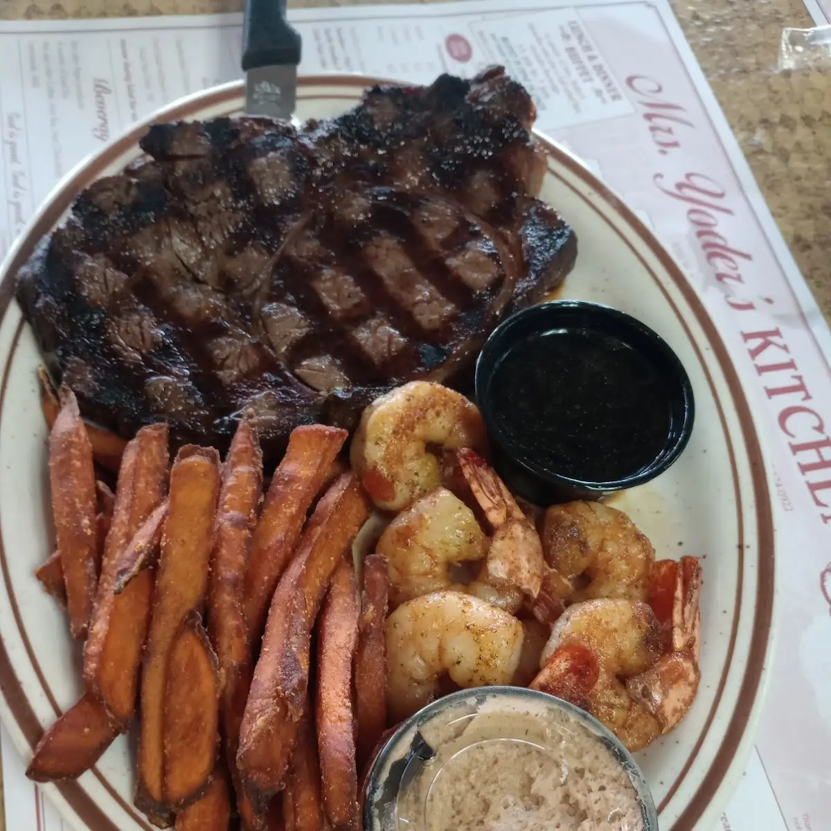 Prime Rib and Shrimp