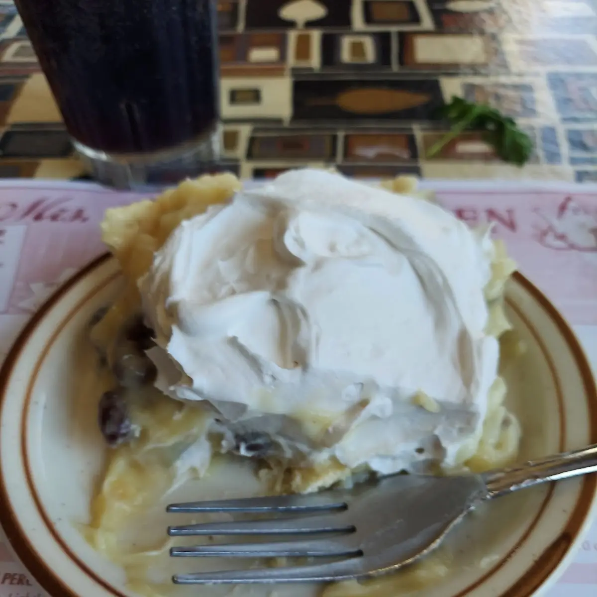Raisin Cream Pie