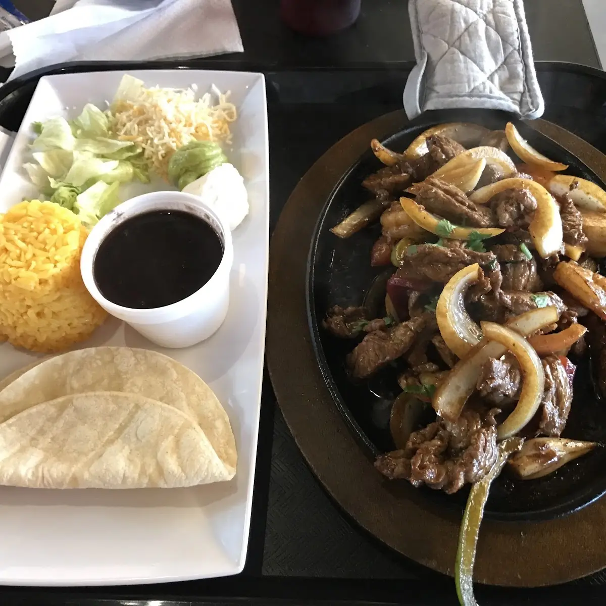 Steak & Shrimp Fajitas
