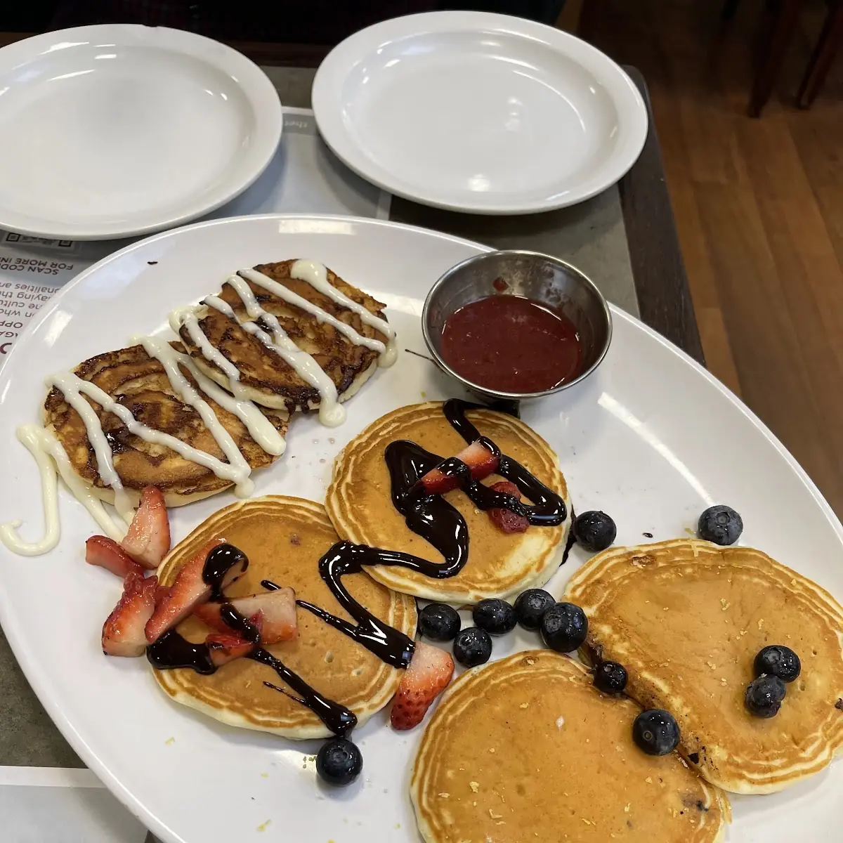 Pancake Sampler Platter