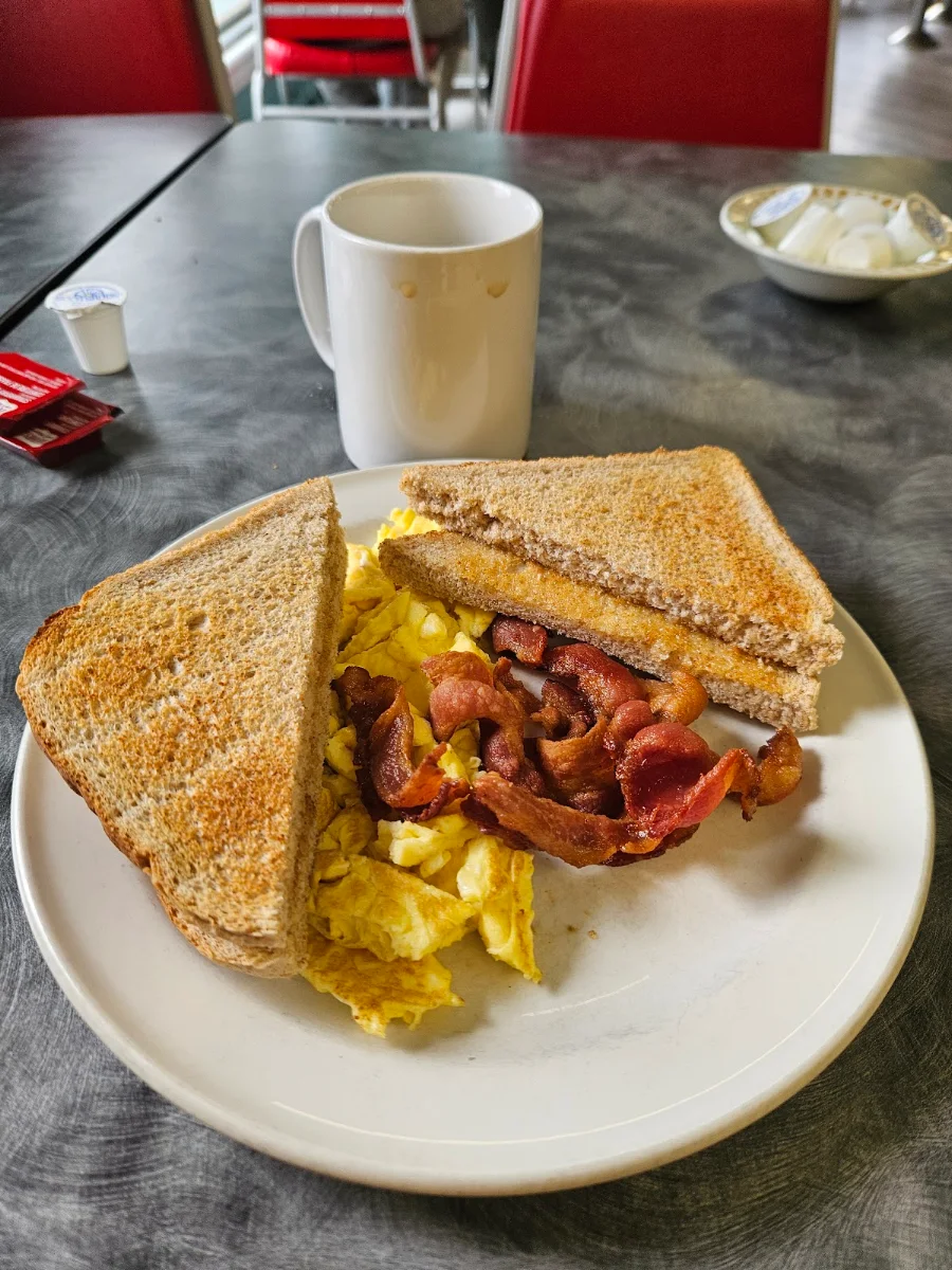 Bacon Eggs and Toast