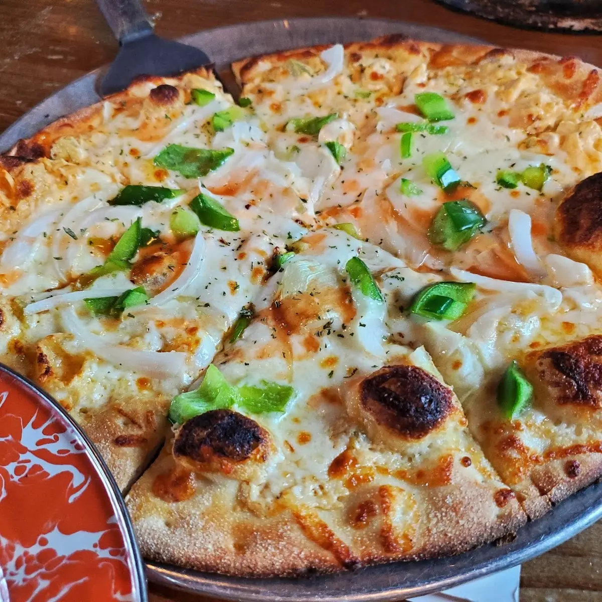 Cajun Shrimp White Pizza