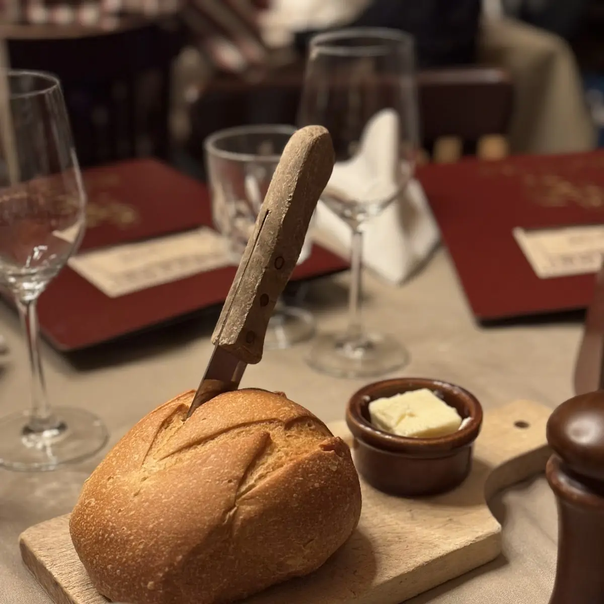 Complimentary Bread and Butter
