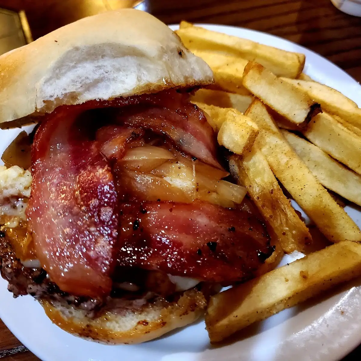 Ham Egg and Chips