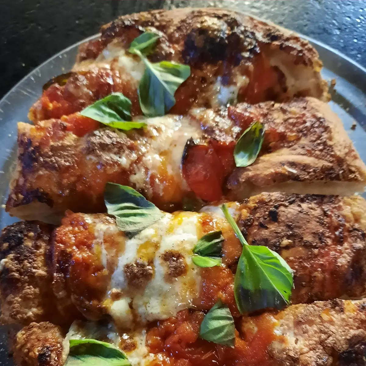 Chicago Style Sourdough Pizza Margherita