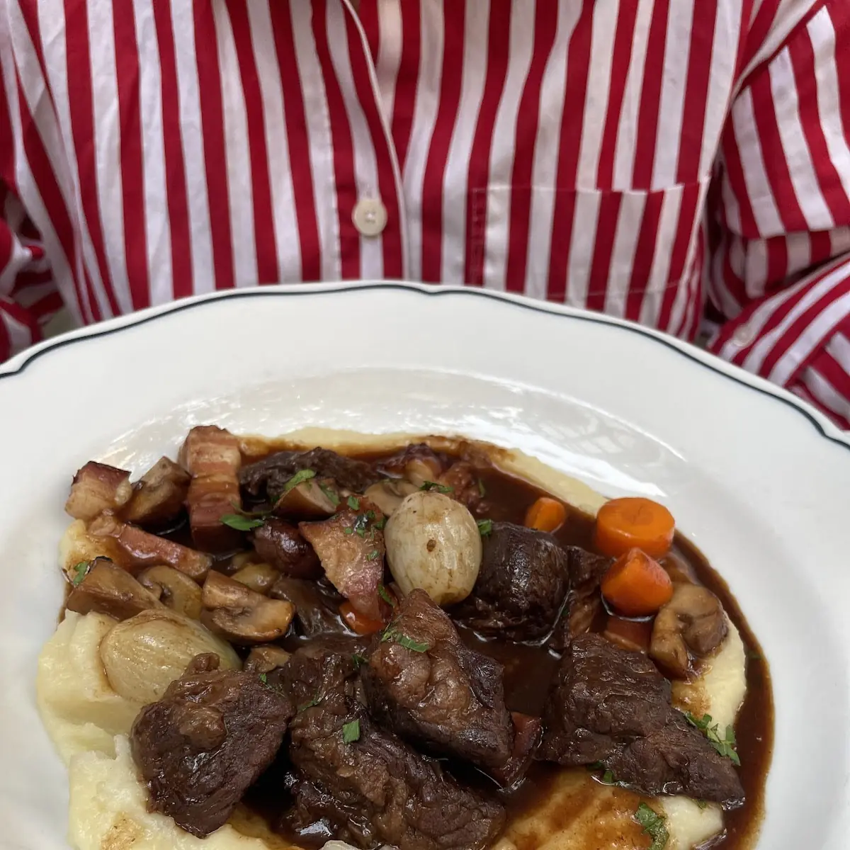 Beef Bourguignon with Creamy Mashed Potatoes