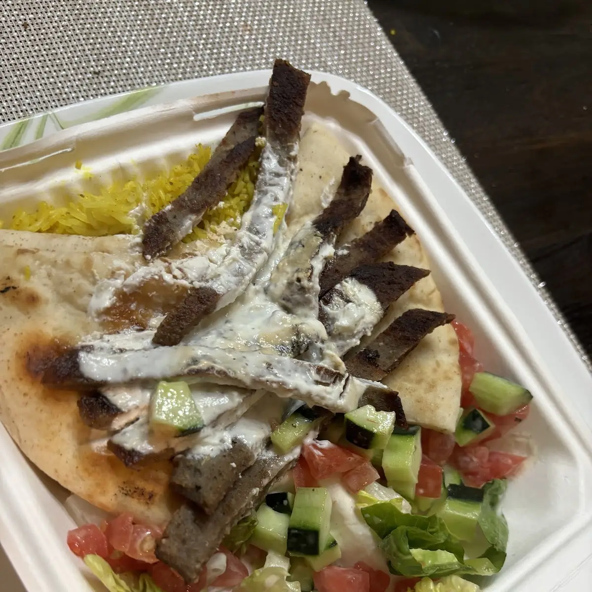 Lamb Beef Gyro Platter