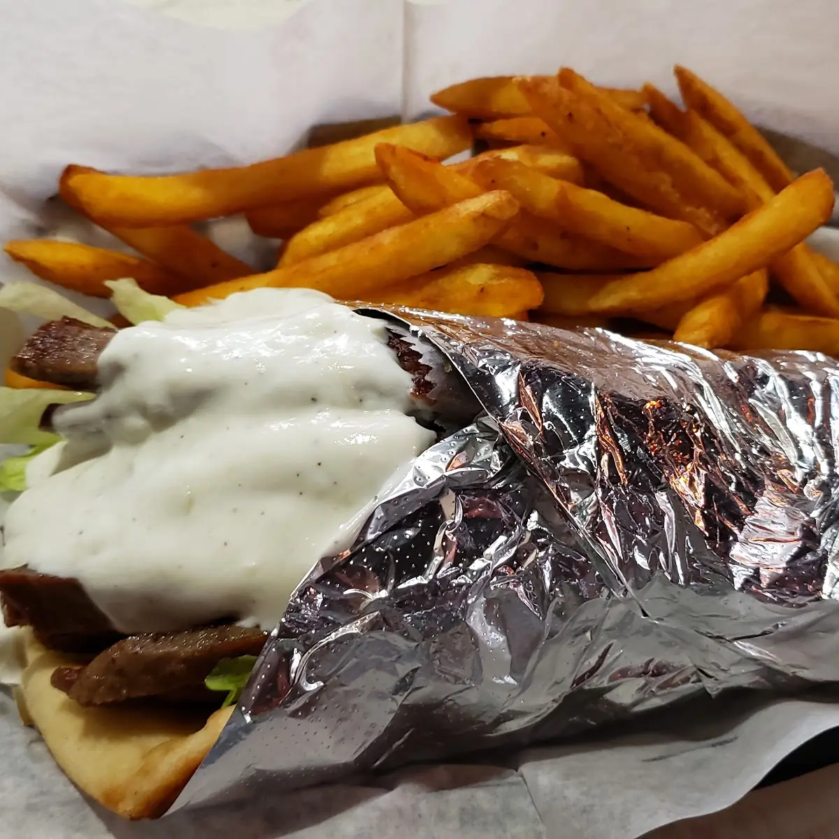 Lamb Gyro Sandwich