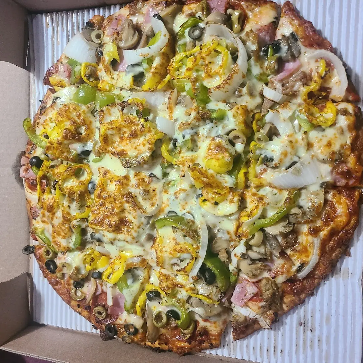 Large Works Pizza