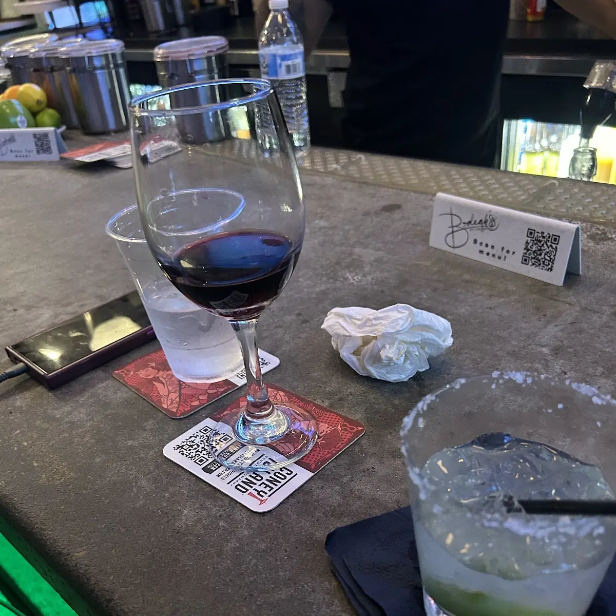 Malbec Wine and Margaritas
