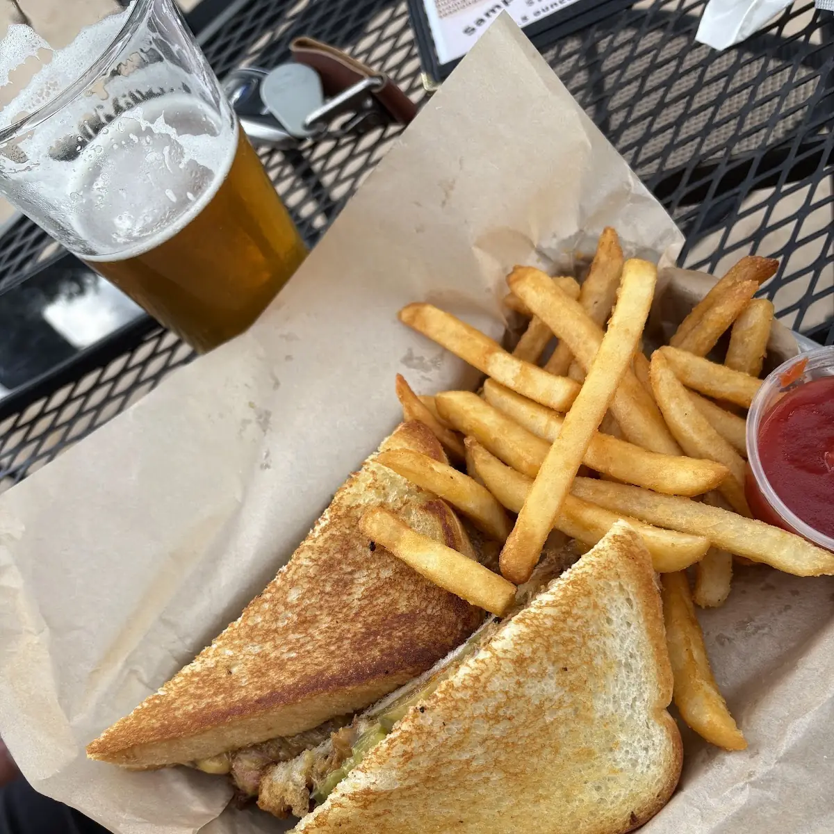 BBQ Pork Grilled Cheese