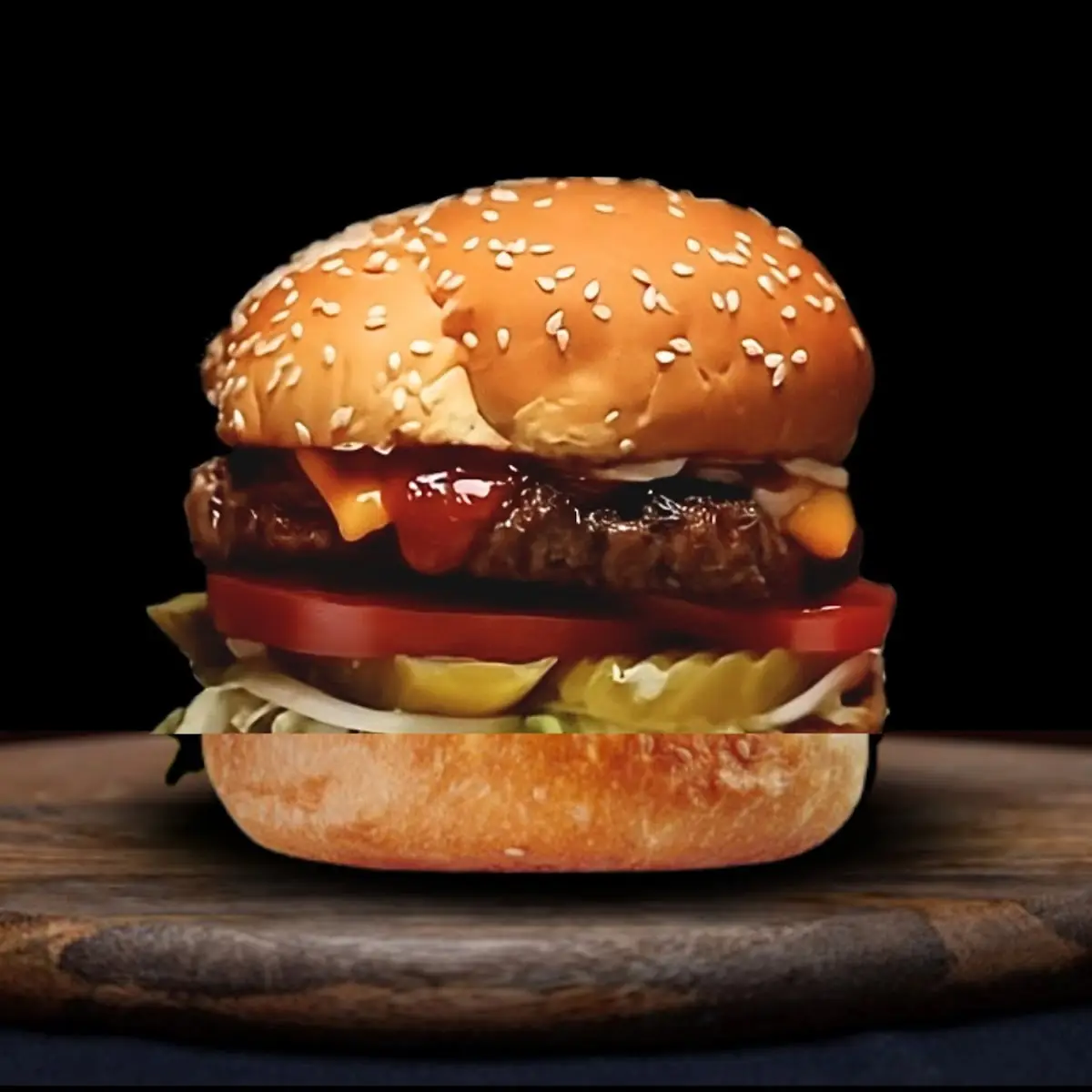 Half Pounder Flame Grilled Burger